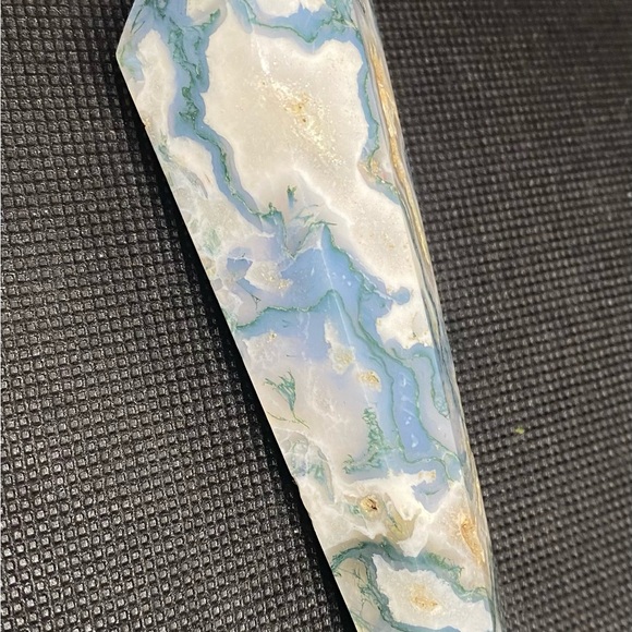 Crystals-Green Moss Agate Wand. NWTS-made by Mother Earth - Picture 2 of 8